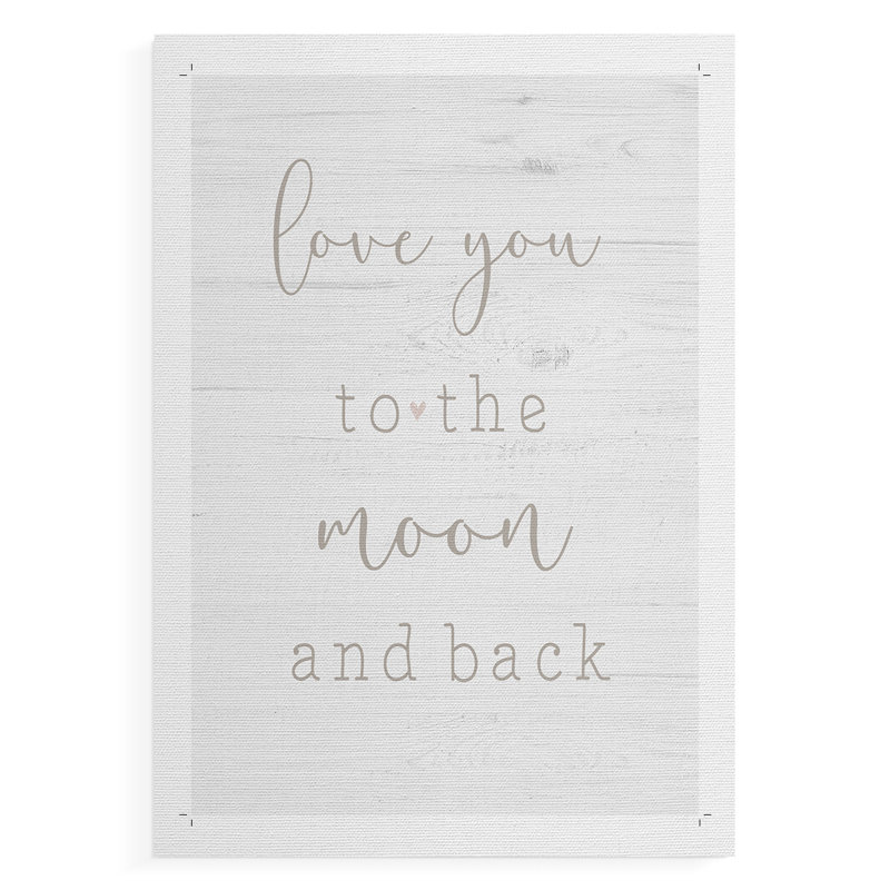 Moon -Canvas Print Only - NOT FRAMED