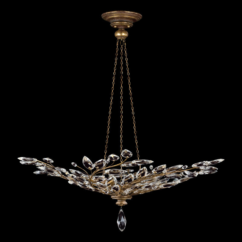 Pendentif rond en cristal Laurel, 47 po