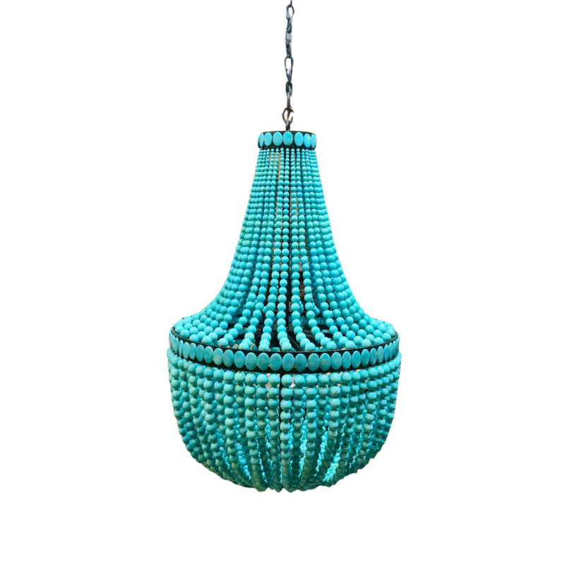 Celeste Turquoise Empire Chandelier
