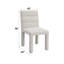 Chaise d'appoint beige Boucle, ensemble de 2