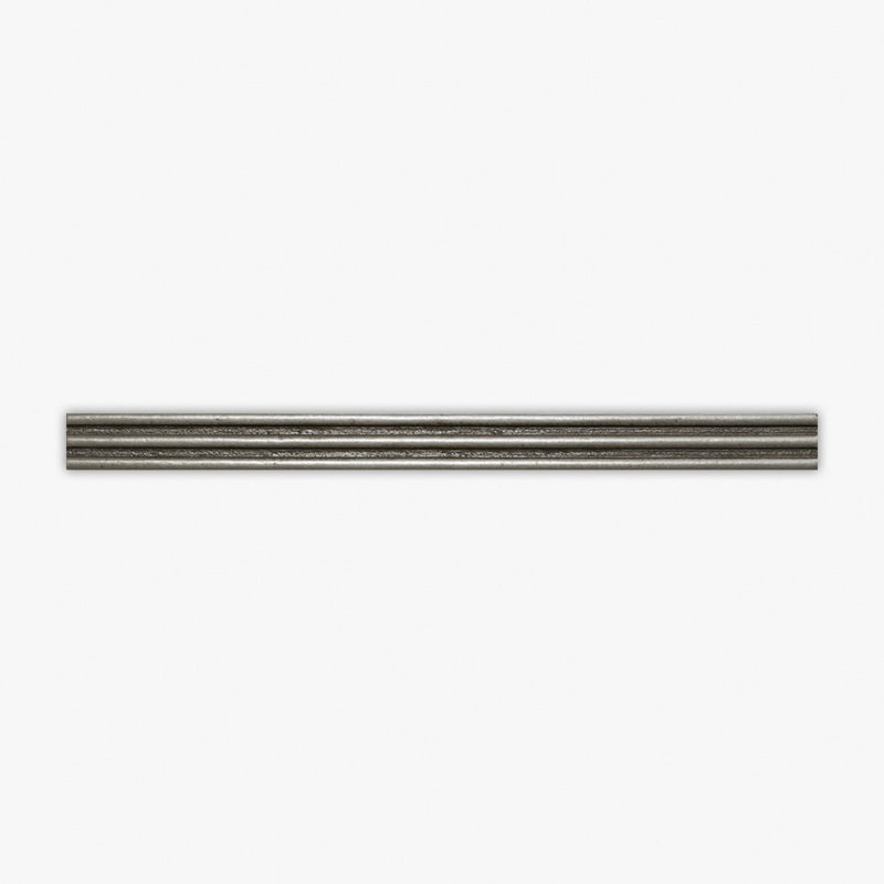 Pewter Natural Threads Polyurethane 1x12 Decorative Border, Natural
