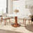Floral Shape Kitchen Dinner Table For 2/4 Round Stone Solid Wood Pedestal Bistro Table Breakfast Nook Table-385604446-385604433