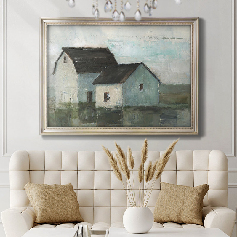Barn At Sunset II - Barn At Sunset - reproduction d'art sur toile, L 25 po x H 21 po