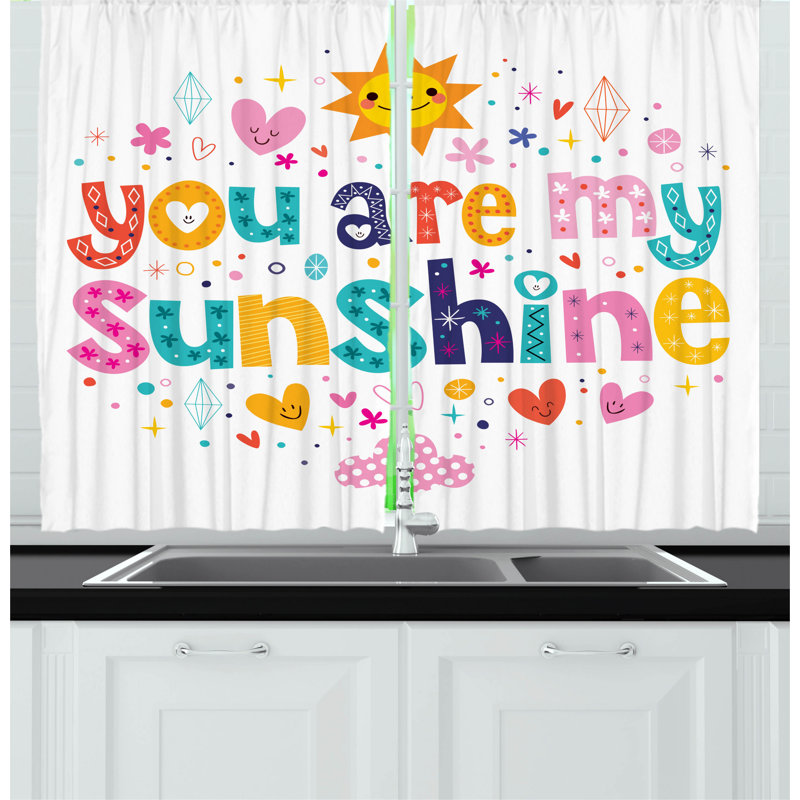 Pointed Kitchen Curtain