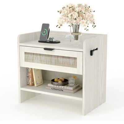 60cm W Bedside Table