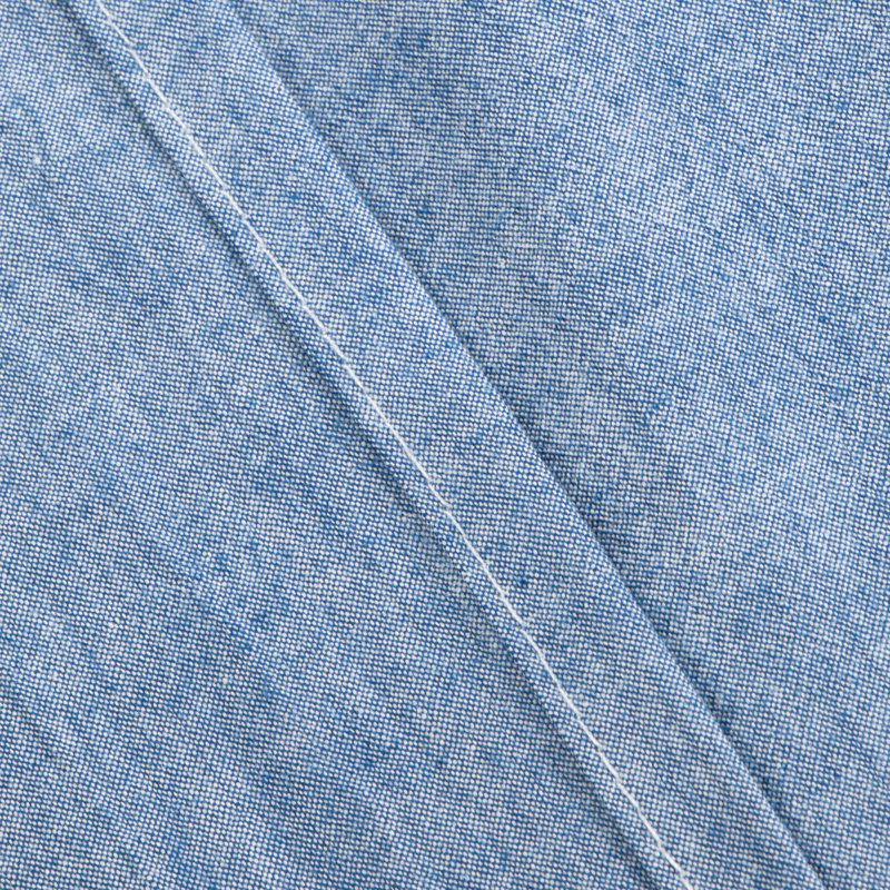 Protège-oreiller 100% coton , Bleu denim