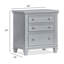 Table de chevet grise-1103950032