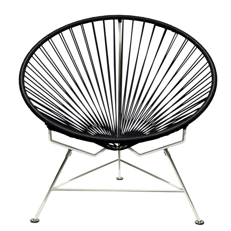 Méridienne Innit, Noir/chrome