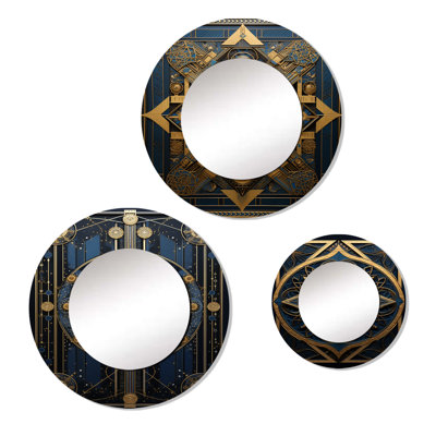 Lorenzino Metal Round Mirror