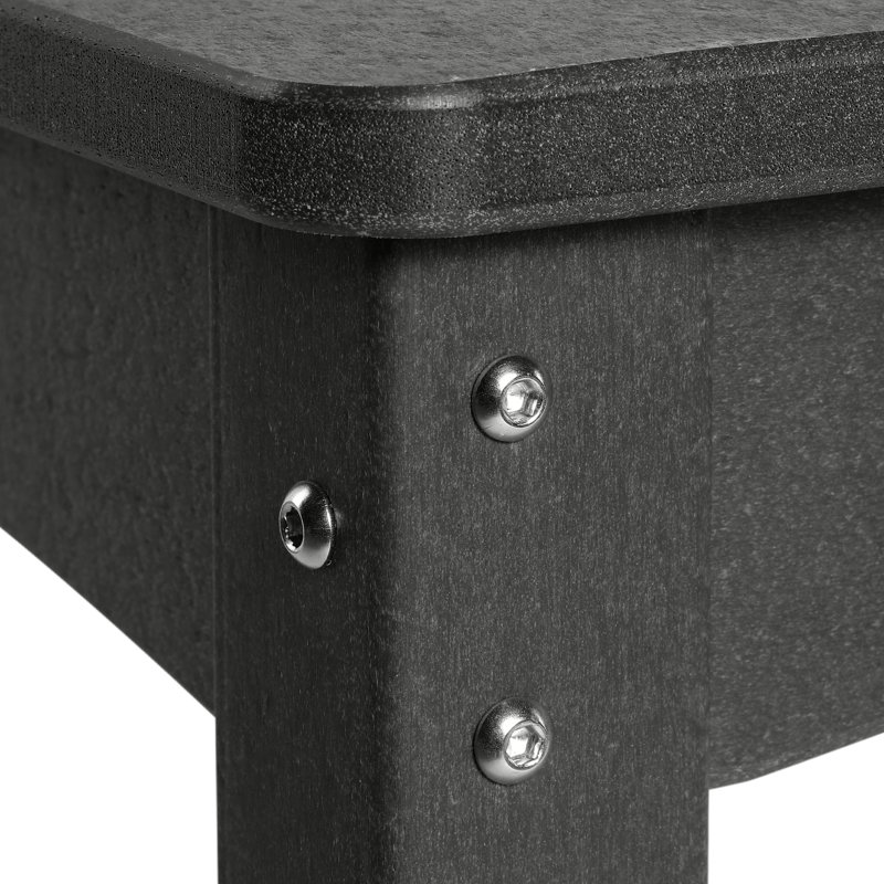 Table de salle à manger d'extérieur pour enfants 24 po, Gris