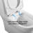 1.1/1.6 GPF Elongated Comfort Height Floor Mounted One-Piece Toilet, CUPC Certified, WaterSense Cetified, Ceramic, White Color, Soft Close Seat