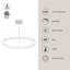 Luminaire suspendu 1 lumière Cerchio-99058246-98799081