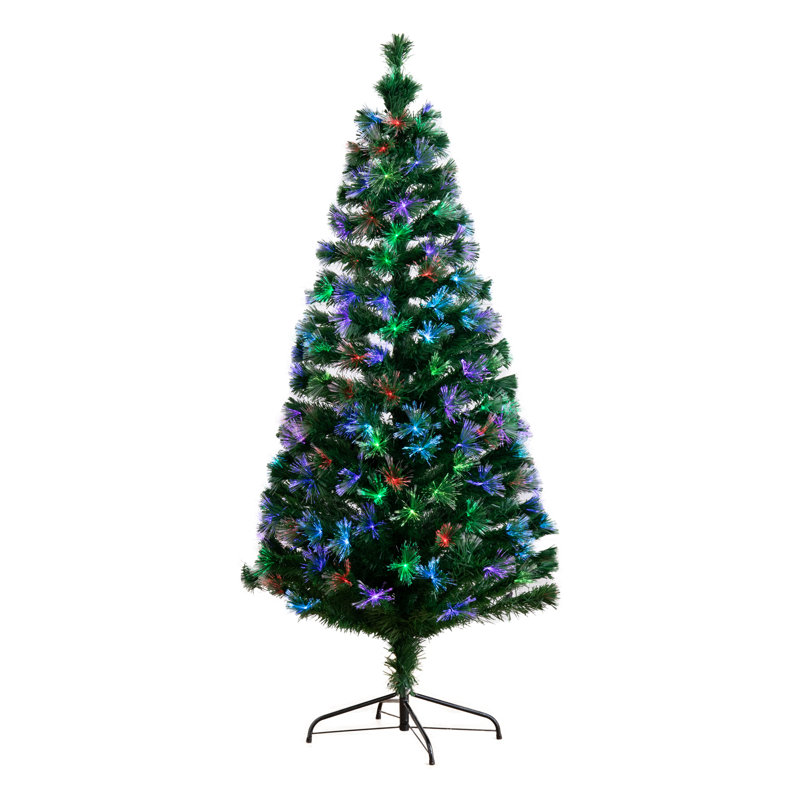 Sapin de Noël artificiel illuminé 6 pi Iliah - support inclus