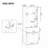 Tall Bathroom Cabinet with Laundry Basket-2102789295