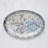 Cruise-Palma Premium Porcelain Titanium Oval Plate With Foot, 11" | Microwave & Dishwasher Safe