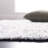 Krislee Vintage Leather Hand Woven Leather/Cotton Striped Rug in Ivory/Black-91311636