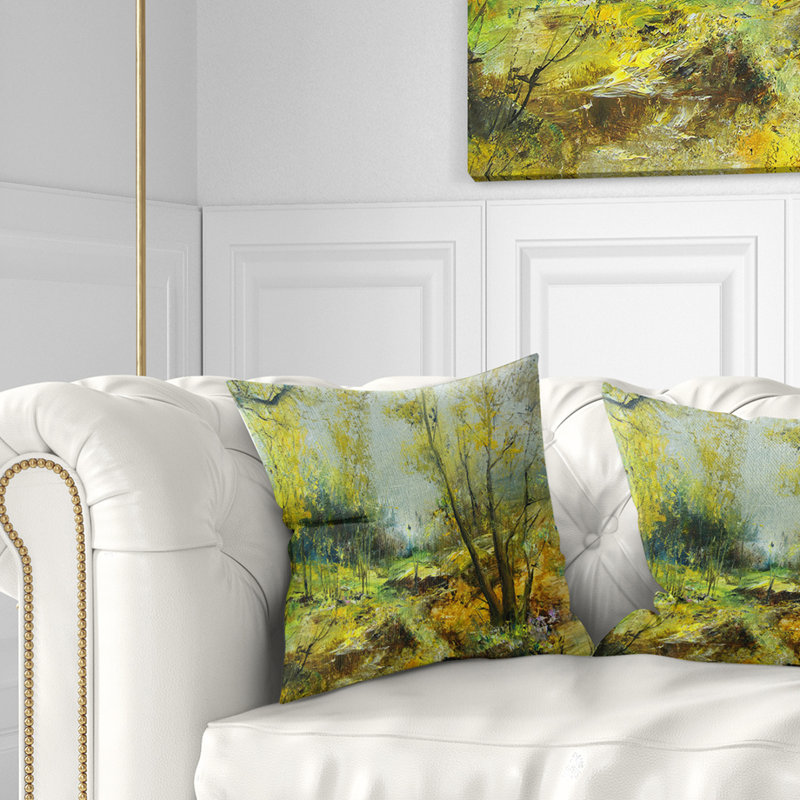 Coussin Landscape, 16 po x 1 po, Carré