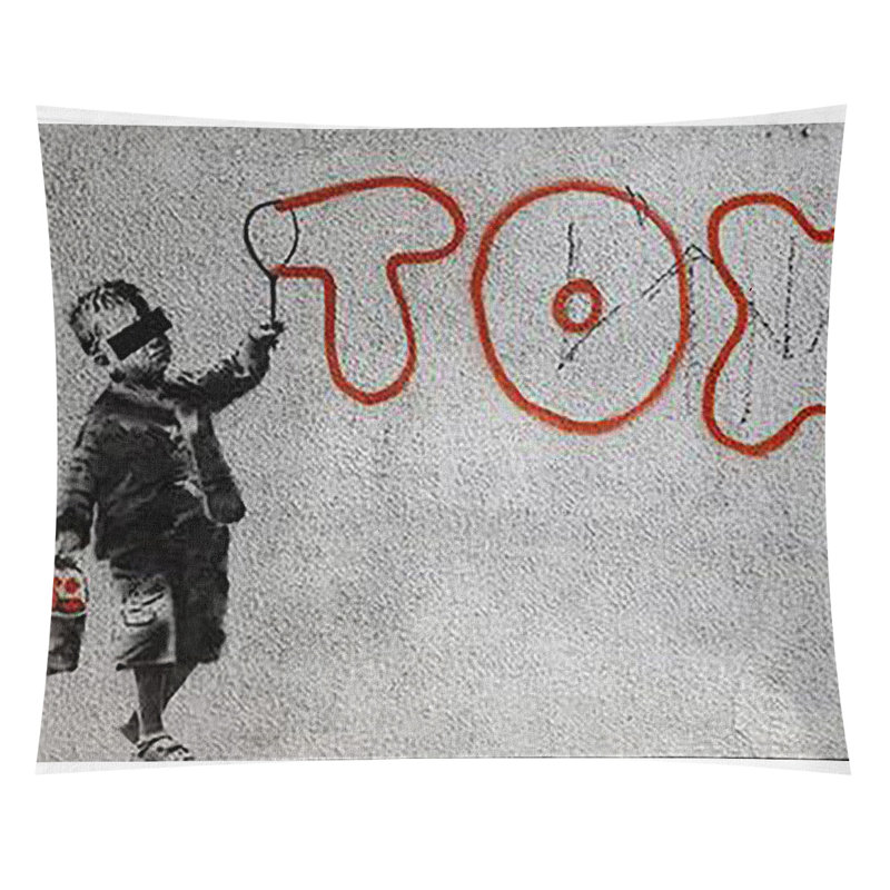 Polyester Tapestry, 51" H x 60" W x 1" D