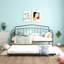 Lit de jour simple avec couchette simple, noir-208570610