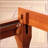 King Size Solid Dry Bamboo Wood 12 Inch Platform Bed