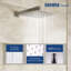Système de douche mural à pression équilibrée complète avec valve brute-62488657