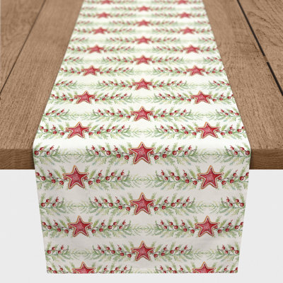 Jennieke Rectangle Christmas Polyester Table Runner