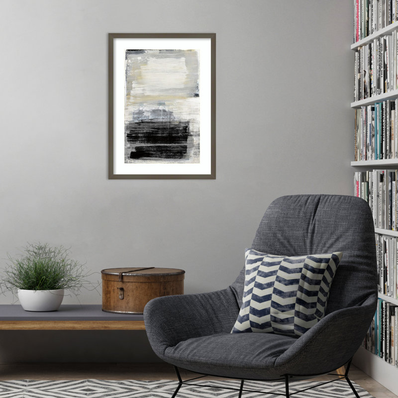 «Neutral Study» par A Snow, H 25 po x l 19 po