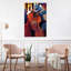 Straight Ahead by Keith Mallett - Print on Canvas-1620237153
