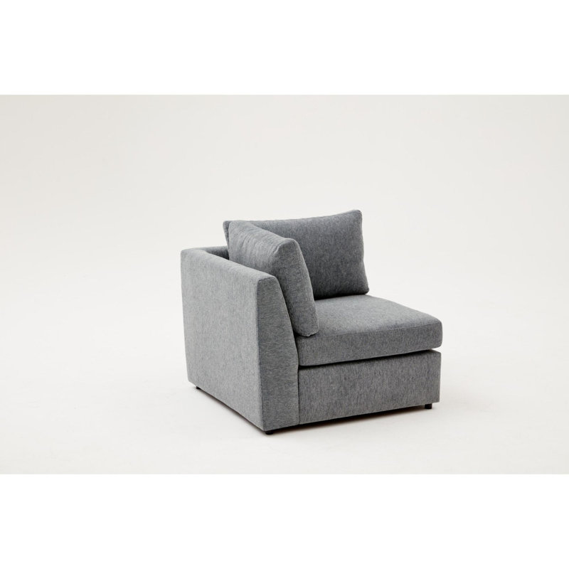 Corner Module, Gray Polyester