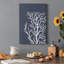 «Corals White On Indigo Blue C», impression sur toile tendue-1983349714