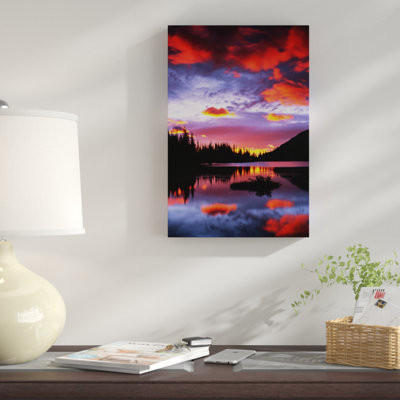 " Cloudy Sunset II, Reflection Lake, Mount Rainier National Park, Washington, USA " by Charles Gurche