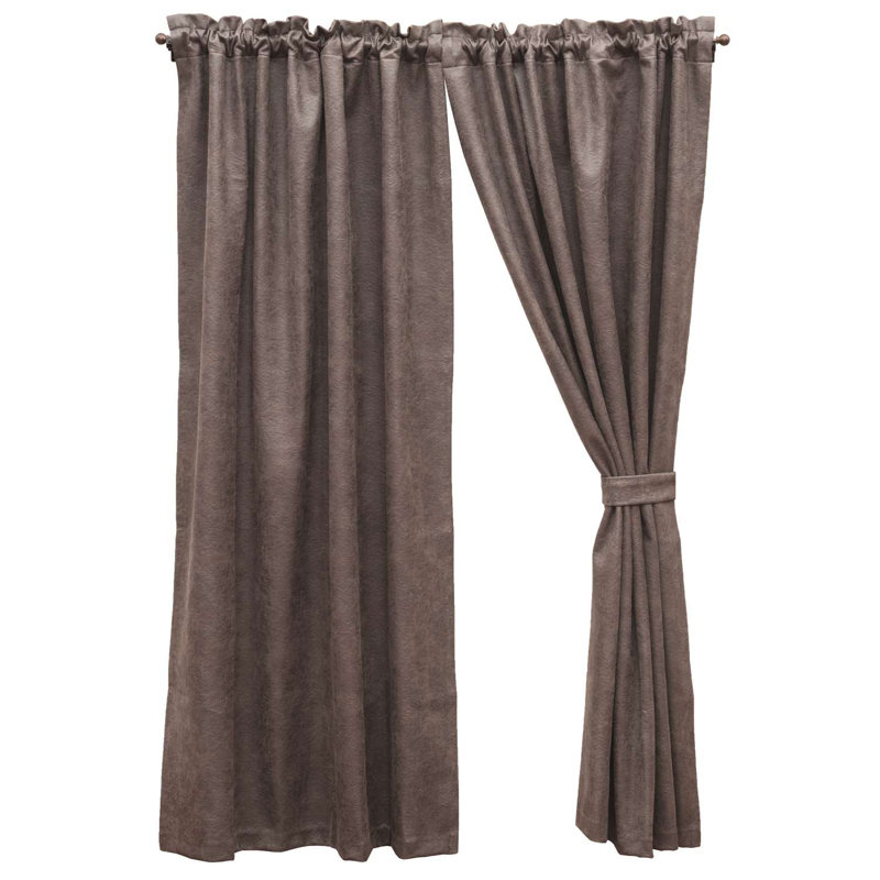 Wooded River Drape Panel Set, Gray