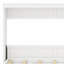 Structure de lit escamotable robuste avec tablettes de rangement, lit pliant peu encombrant-678124467