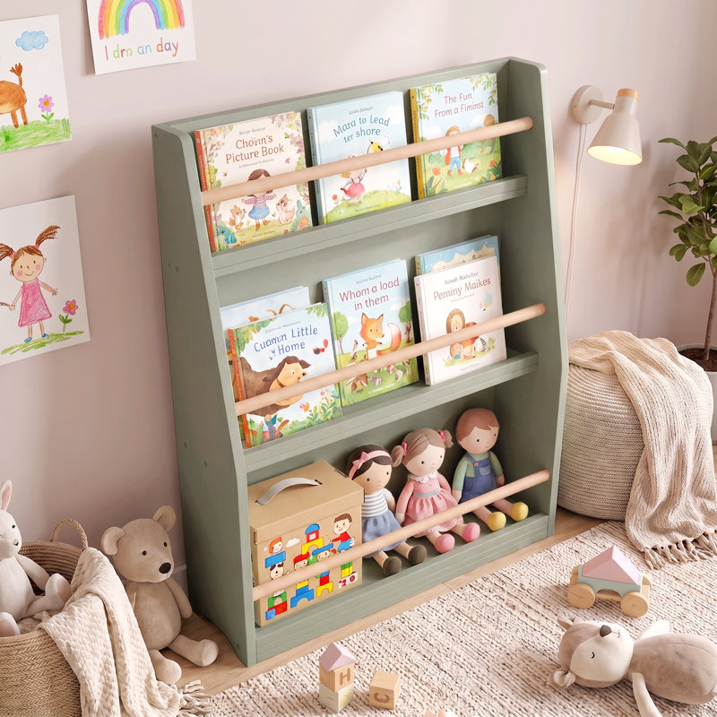 Bibliothèque pour enfants 3 niveaux, Sauge