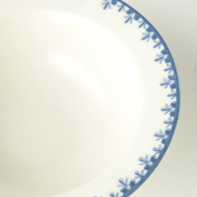 Bol à soupe en porcelaine Bleu Blanc
