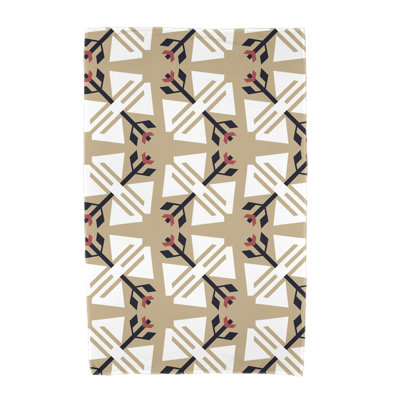 Serviette de plage en microfibre Alfreda Ditsy