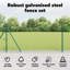 80cm H x 1000cm W Powder-Coated Steel Border Fencing