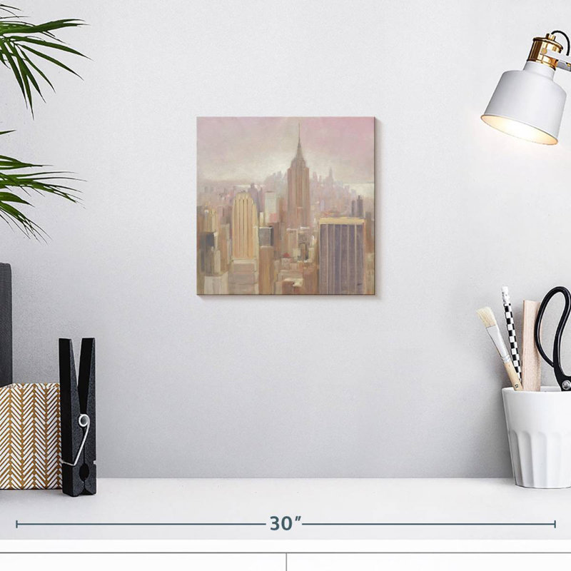 Nicci Manhattan dans la brume II, H 10 pi x l 10 pi