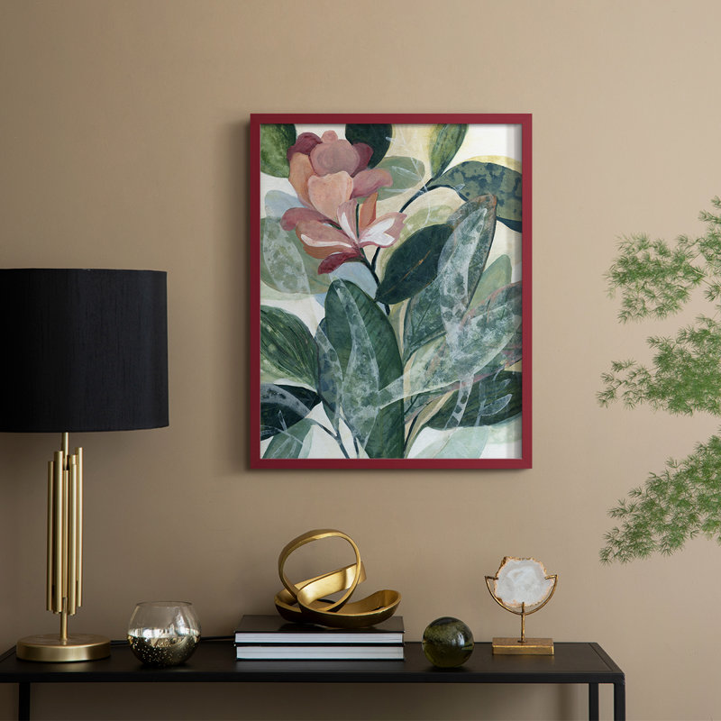 Lush Gardens Framed Print - Solid Wood