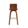 Tabouret de bar et de comptoir pivotant en bois massif Biance Hiram