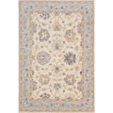 Hand-Knotted High-Quality Silver Area Rug