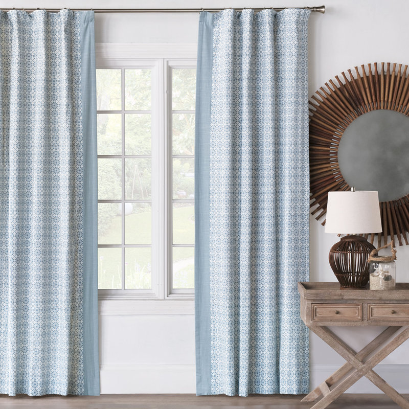 Penelope Room Darkening Curtain, Left, 96" W x 108" L