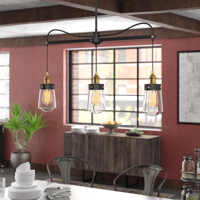 Wellfleet 3 - Light Kitchen Island Pendant