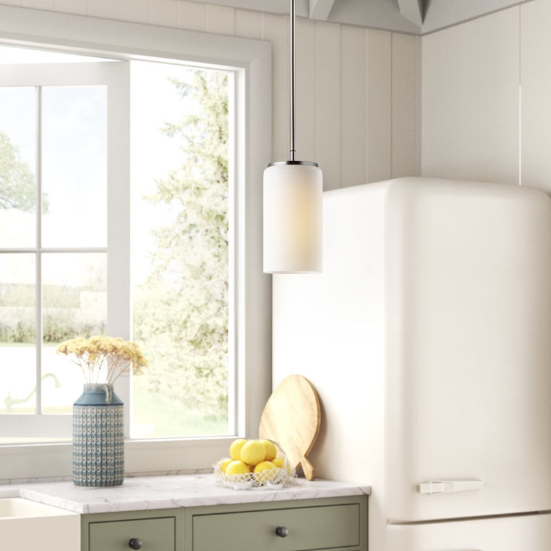 Alturas One Light Mini-Pendant from Generation Lighting , Brushed Nickel