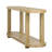 U_style modern minimalist ash veneer entryway table with streamlined desktop, perfect for study, hallway, and foyer