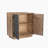 Regina Mango Wooden 2 Shelved Double-Doored Cabinet Sideboard - Decorative Floral Lattice Design