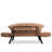 Modern 2-Seat Sofa-Bed, Light Brown, 69.7 x 34.3 x 29.5 Inches | Durable 100% Metal Frame, Easy Clean Replaceable Fabric, High DNS Foam Filling, Multi-Position Arms, Max Weight Capacity: 441 Lbs | Stylish & Versatile for Any Space