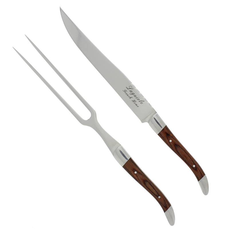 Laguiole 2 - Piece Stainless Steel Carving Set
