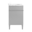 Meuble-lavabo simple 48 po avec plateau en marbre Dayan-1752063174