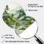 Forêt, énigmatique, art mural asymétrique-110503264